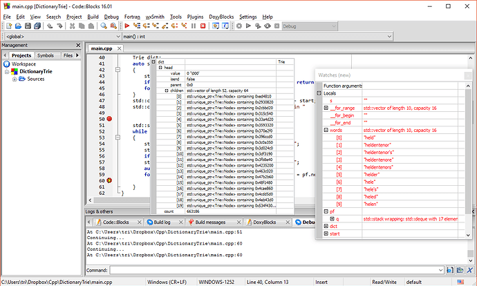 codeblocks compiler mingw64