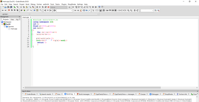 main.cpp 5.a.51 - Code__Blocks 20.03 3_18_2021 10_58_36 PM